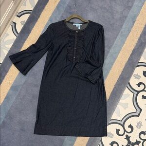 Draper James Navy Long Sleeve Dress